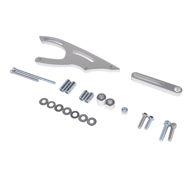 动力转向支架 Billet Power Steering Bracket Fit for Ford 289 302 351W Saginaw Small Block SBF-2