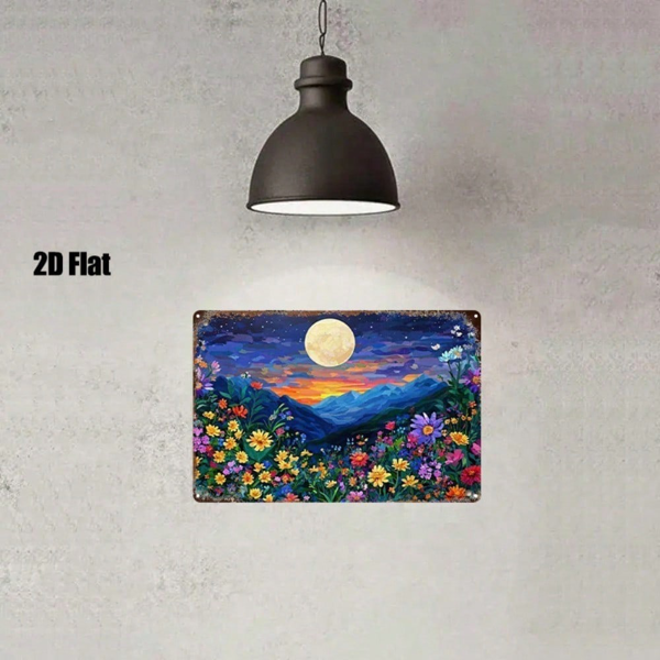 CIFbuy 趣味复古金属墙饰 8x12 英寸，注意：成人玩耍，幽默剪影铁质牌匾，复古2D平面墙面装饰，N（TikTok, temu 自提物流）-3