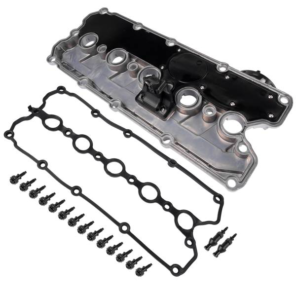 气门室盖 Valve Cover w/Gasket Replacement for 2006-2014 VW Jetta Rabbit Golf Passat 2.5L 07K103469F-5