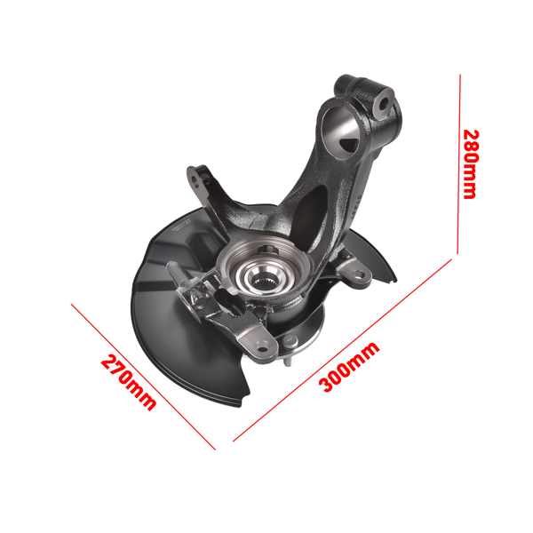 转向节总成 Front Left Steering Knuckle Assy 686-431 Fit for Honda Civic 2016-2021 Coupe Sedan-11