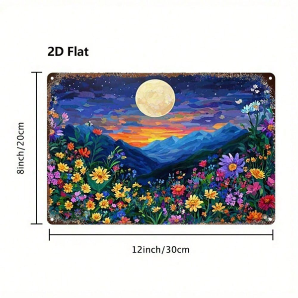 CIFbuy 趣味复古金属墙饰 8x12 英寸，注意：成人玩耍，幽默剪影铁质牌匾，复古2D平面墙面装饰，N（TikTok, temu 自提物流）-7