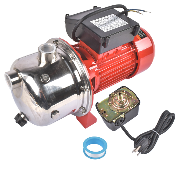 喷射泵 Jet Pump 115/230 Volt 3/4 HP 12.8 GPM Fit for Wells Up To 25' Deep 97080702 Red New-6