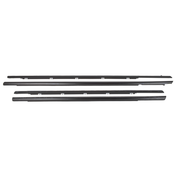 密封条套件 4Pcs Door Belt Outside Weatherstrip Fit for Kia Forte 1.6L 2.0L 2019-2024 Black-5