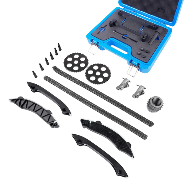 发动机大修包 Timing Chain Tool Kit Replacement for Jeep WK2 Ram 1500 2014-2019 3.0L 68483379AA 68147413AA-4