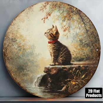 CIFbuy 复古虎斑猫墙面装饰，“” （TikTok, temu 自提物流）