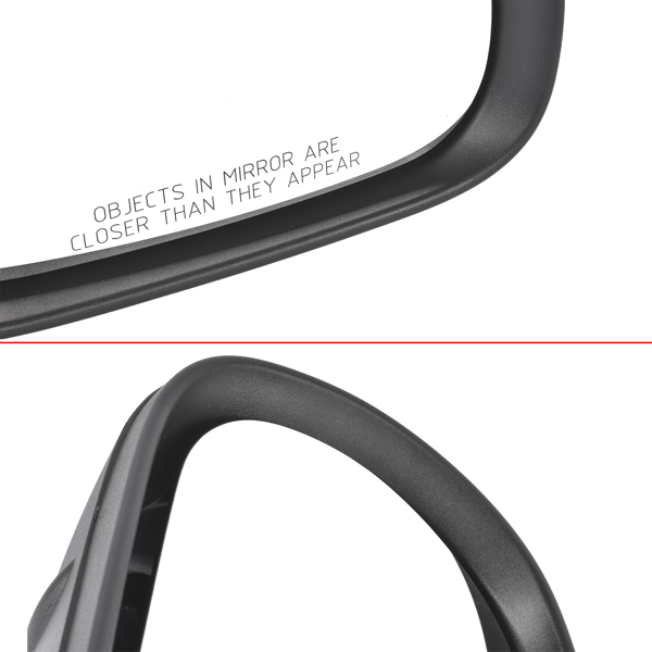 后视镜 Left and Right Manual Fold Non-Heated Door Mirror Fits for Kia Soul LX Hatchback 1.6L 2.0L L4 2020-2025 Black 2Pcs-7