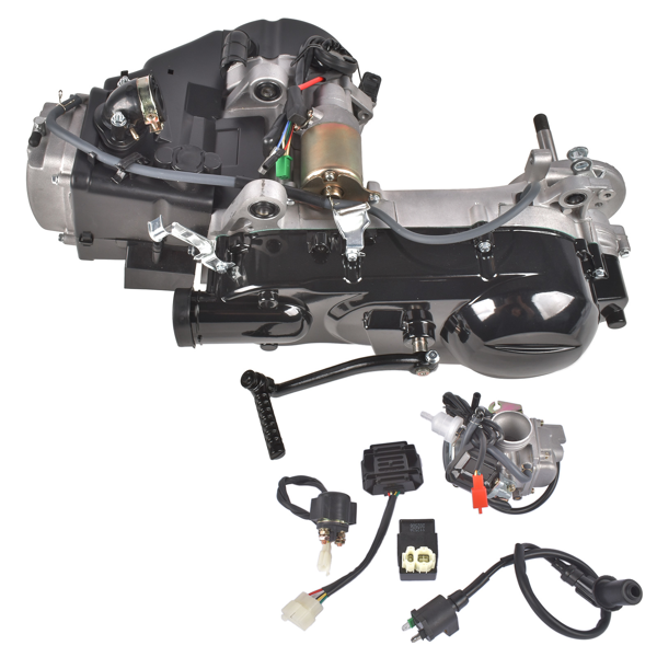发动机组件 Complete Engine 150CC 4-Stroke fit for GY6 Scooter Dirt Bike Motor Short Case-3