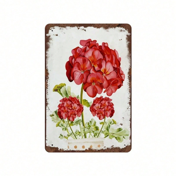 CIFbuy 1个狂欢节小丑金属铁皮招牌，8x8英寸圆形，2D平面铁质墙饰，带有彩色星星与树叶图案，乡村风格农舍风（TikTok, temu 自提物流）-8