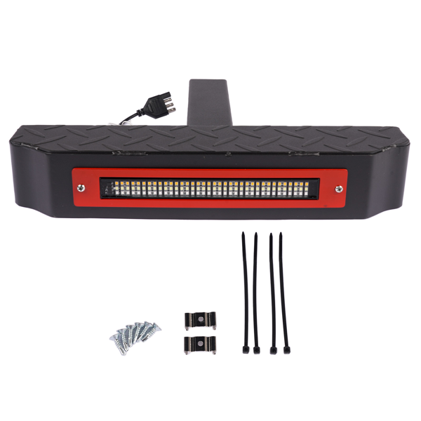 踏板 Hitch Step with Light 108 LED Brake Lighting (6 Modes) 700lbs Max Load Steel Bar-2