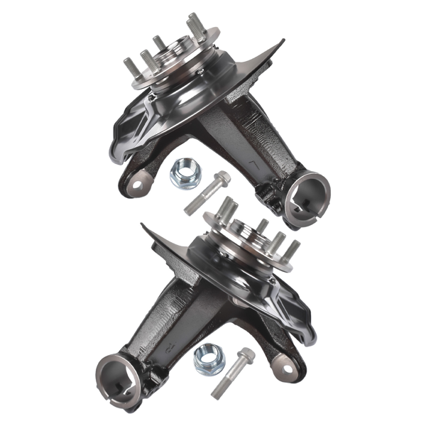 转向节总成 Pair Steering Knuckles Fit for Honda Civic EX-T Front Driver Passenger Side 686430/1-3