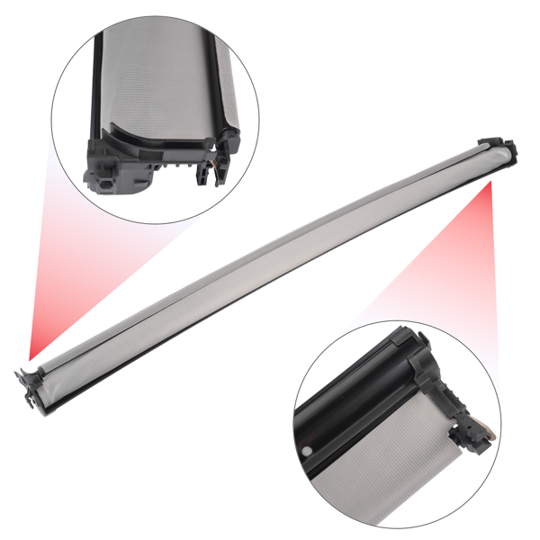 天窗卷帘 Front Sunroof Sun Visor Roller Blind Fits for Mercedes-Benz C200 C350 C63 AMG GLC300 GLC43 AMG 2014-2022 Beige 1Pc-9