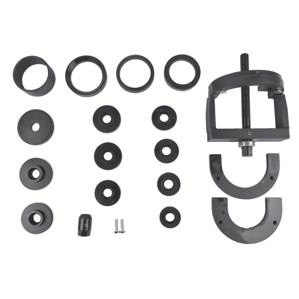 轮毂和轴承拆卸和安装工具 19x Master Wheel Hub & Bearing Removal & Installation Tool Set C to U Sizes New-4