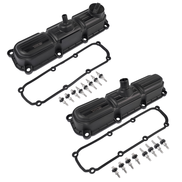 气门室盖 2x Valve Cover Set w/Gasket Replacement for Dodge Caravan Jeep Wrangler Chrysler Pacifica-5