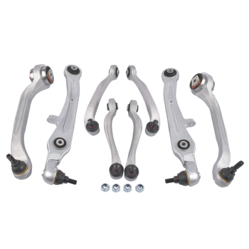 控制臂 8Pcs Front Upper and Lower Control Arms Replacement for 2004-2019 Bentley Continental Gt Gtc
