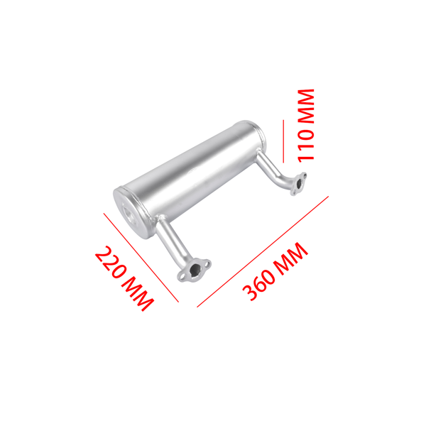 消音器 525750201 Muffler Kit Fit for Husqvarna Commercial Mower 26HP Kawasaki FX651V FX691V-11