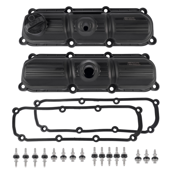 气门室盖 2x Valve Cover Set w/Gasket Replacement for Dodge Caravan Jeep Wrangler Chrysler Pacifica-1