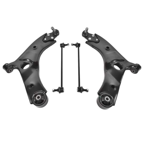 控制臂套装 2Pcs Front Lower Left and Right Suspension Control Arm Fit for Hyundai Palisade Kia Telluride 3.8L V6 2020-2024 Black-1