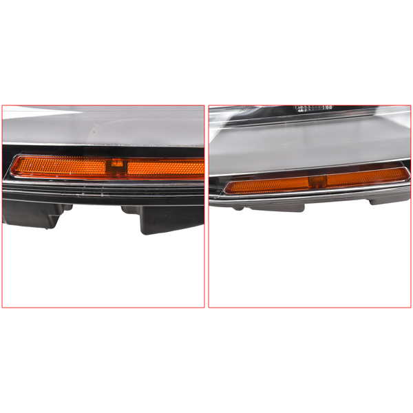 大灯总成 2Pcs Left & Right LED Headlight Set Fit for 2023-2026 Ford F-250 F-350 Super Duty FO2502432/3432-11