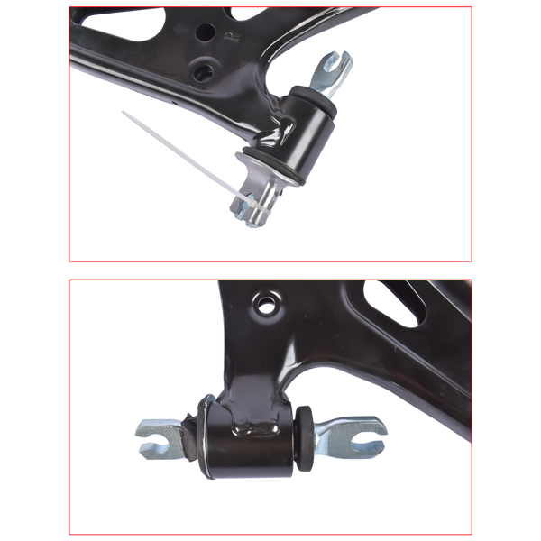 控制臂 Front Lower Left and Right Control Arm and Ball Joint Assembly Fits for Chevrolet Equinox GMC Terrain 1.5L L4 2018-2023 Black 2Pcs-7