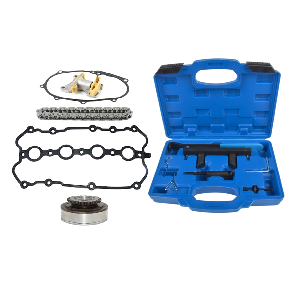 正时链条套装 Timing Chain & Tool Kit Replacement for 04-08 Audi VW BPY GTI A4 Jetta Passat 2.0 FSI TSI-5