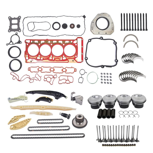 发动机大修包 Engine Rebuild Overhaul Pistons Gaskets Kit Replacement for VW Golf GTI Audi A4 A6 Q5 2.0T-1