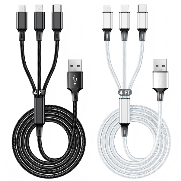 Type-C/Micro USB 3合1手机充电线-3