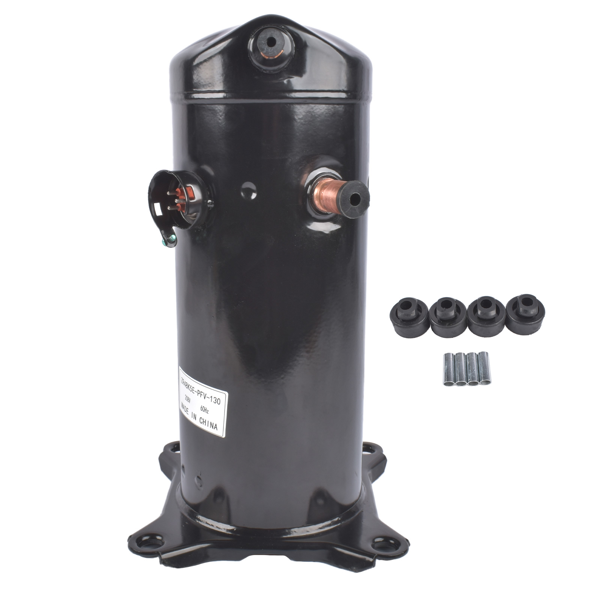 制冷压缩机 ZR48K5E-PFV-130 Scroll Refrigeration Compressor Fits for R-22 R-407c 4 Ton 208/220 Volts 1-Phase-8