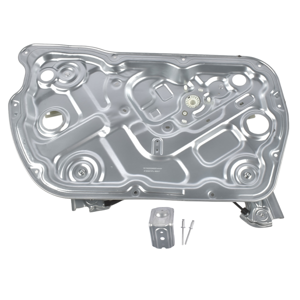 玻璃升降器 Front Left Power Window Regulator w/o Motor Fits for Hyundai Genesis Coupe Coupe 2-Door 2010-2016 Silver 1Pc-5