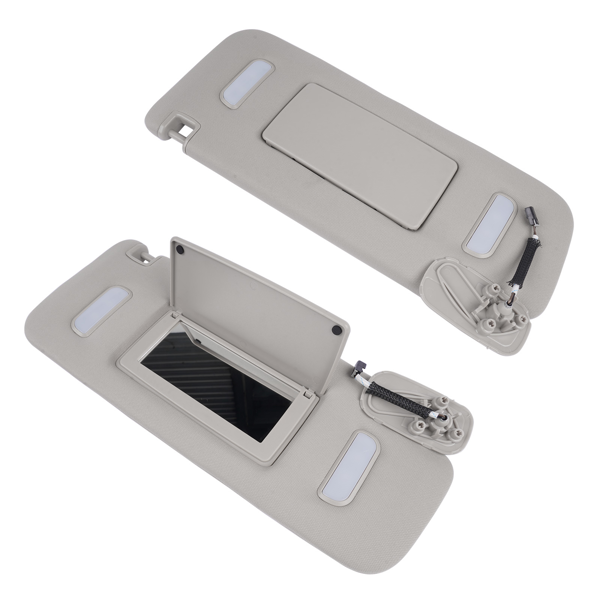遮阳板 2Pcs Front Left and Right Sun Visors Sunshade for Cadillac Escalade Chevrolet Silverado GMC Yukon XL 1500 2007-2014-2