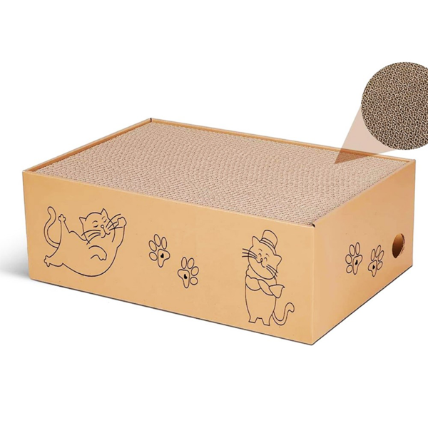 5片装猫抓板双面可用猫纸板-7