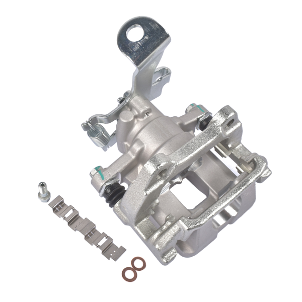 刹车钳 Rear Right Brake Caliper with Bracket and Piston Fits for Nissan Sentra Sedan 2.0L L4 2020-2024 Silver 1Pc-3