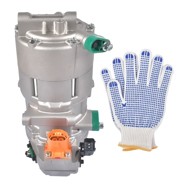 汽车空调压缩机 A/C Compressor with Clutch Fits for Kia Niro Sport Utility 2017-2022 1.6L L4 Silver 1Pc-1