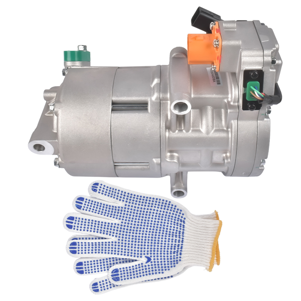 汽车空调压缩机 A/C Compressor with Clutch Fits for Kia Niro Sport Utility 2017-2022 1.6L L4 Silver 1Pc-3