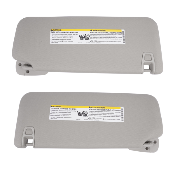 遮阳板 2Pcs Front Left and Right Sun Visors Sunshade for Cadillac Escalade Chevrolet Silverado GMC Yukon XL 1500 2007-2014-5