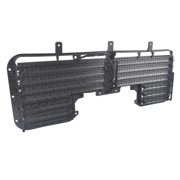 散热器百叶窗 Front Upper Radiator Shutter Assembly with Motor Fit for Chevrolet Silverado 1500 GMC Sierra 1500 2017-2018 Black 1Pc-4