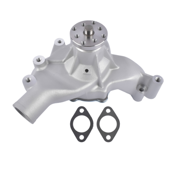 水泵 High Flow Satin Finish Long Water Pump Fits for Chevy BBC 402 502 V8 Engines Silver 1Pc
