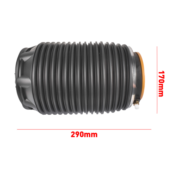 空气弹簧 Rear Right Air Suspension Spring Fits for Hyundai Equus Sedan 2011-2016 55360-3M501 Black-6