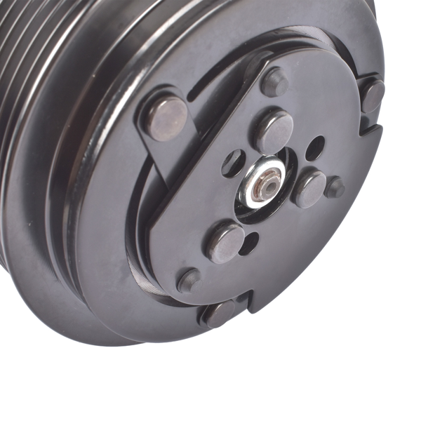 汽车空调压缩机 A/C Compressor with 6-Groove Pulley Fits for Sanden SD7 Serpentine Belt HC5005BK-9