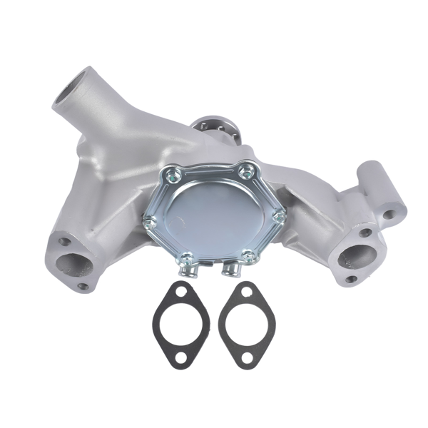 水泵 High Flow Satin Finish Long Water Pump Fits for Chevy BBC 402 502 V8 Engines Silver 1Pc-5