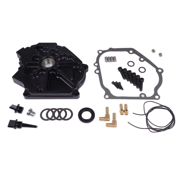 发动机侧盖 Black Dual Bearing Side Cover Replacement for GX200/Clone 196 Predator Hemi, Ghost 212 224-1