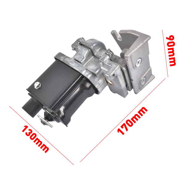大灯电机 2Pcs Front Left and Right Headlight Motor Fits for Chevrolet Corvette Convertible Coupe 5.3L 6.5L V8 1963-1967 Black-10