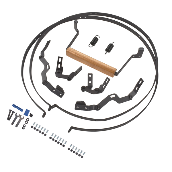 铰链套件 Hinge Assembly Barbecue Rust-Resistant Carbon Steel Replacement for Big Green Egg Large Size-7