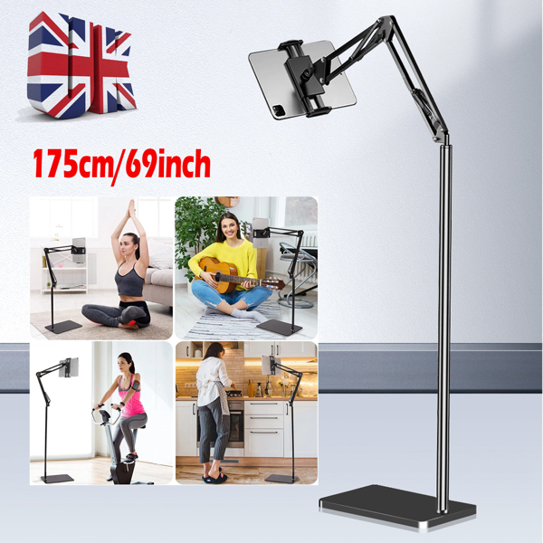 UK360° 通用可调节落地支架高度175CM 适用于 iPad/平板电脑/手机 4~12.9 英寸-1