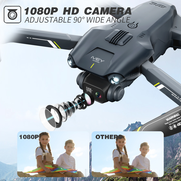 新款V28 RC无人机，配备4K高清双摄像头、WiFi FPV、3D翻转功能的四轴飞行器，美国发货，物流由UPS/USPS/GOFO/UNI/FEDEX随机配送-7