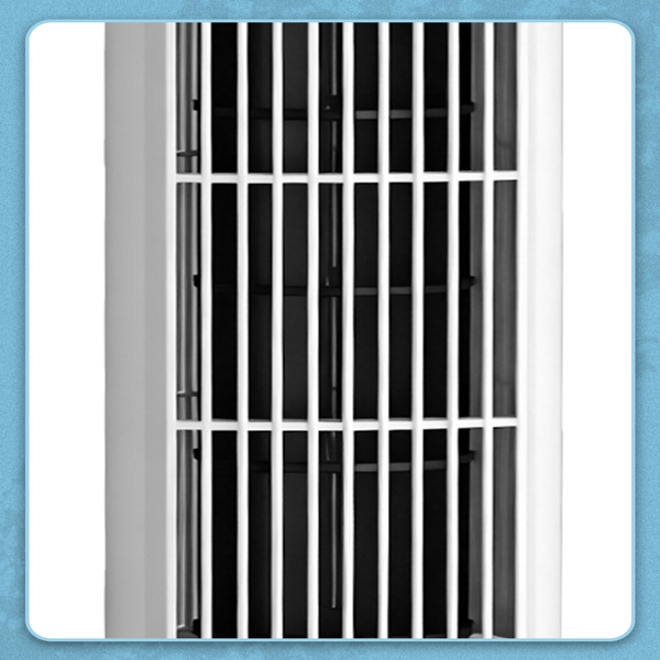 美规 RTW-CR 塔扇 110V 25W 16英寸 迷你柱形塔扇 触控 带遥控  塑料机身 铜电机 白色 家用 3档 可摇头 9小时定时 落地壁挂两用款-5