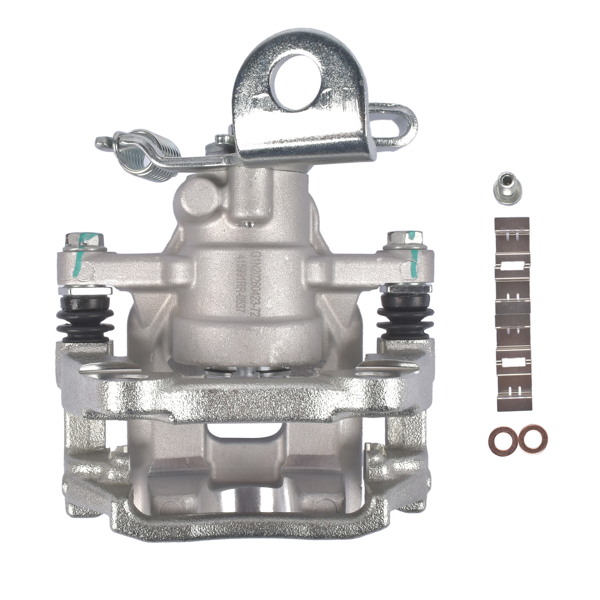 刹车钳 Rear Right Brake Caliper with Bracket and Piston Fits for Nissan Sentra Sedan 2.0L L4 2020-2024 Silver 1Pc-5