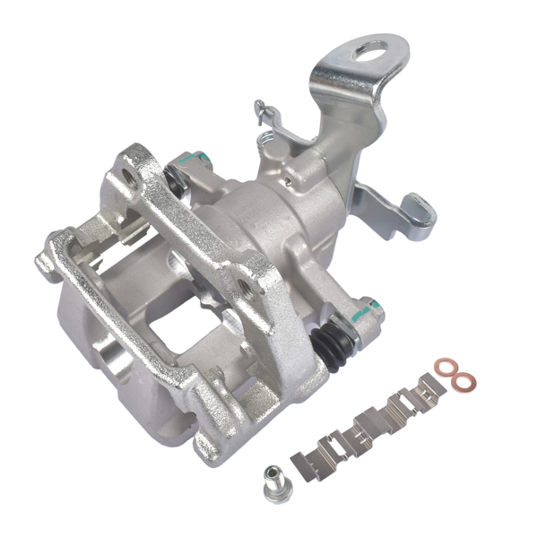 刹车钳 Rear Right Brake Caliper with Bracket and Piston Fits for Nissan Sentra Sedan 2.0L L4 2020-2024 Silver 1Pc-2