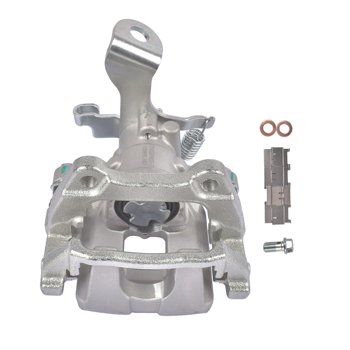 刹车钳 Rear Left Brake Caliper with Bracket and Piston Fits for Nissan Sentra Sedan 2.0L L4 2020-2024 Silver 1Pc