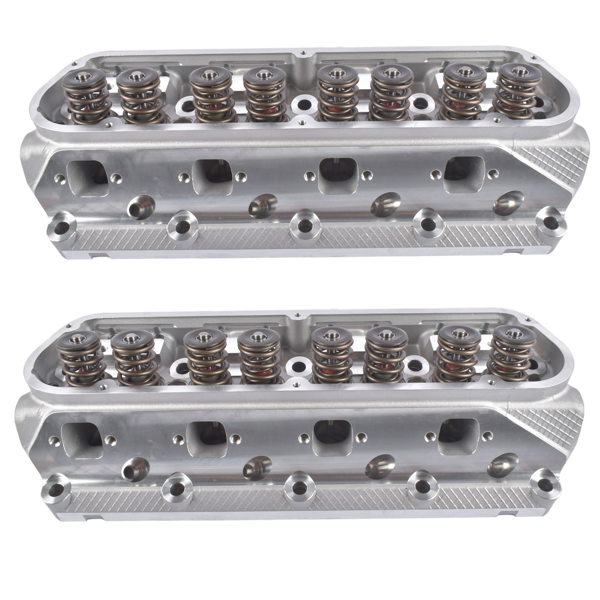 缸盖总成 2x Assembled Cast Aluminum Cylinder Heads Replacement for Ford 3-Angle Seat 175-185cc 64cc-7