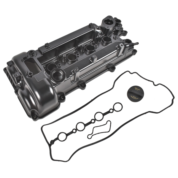 气门室盖 Aluminum Engine Valve Cover with Gasket Fits for Kia Rio Optima 2016-2020 Hyundai Elantra Black 1Pc-3